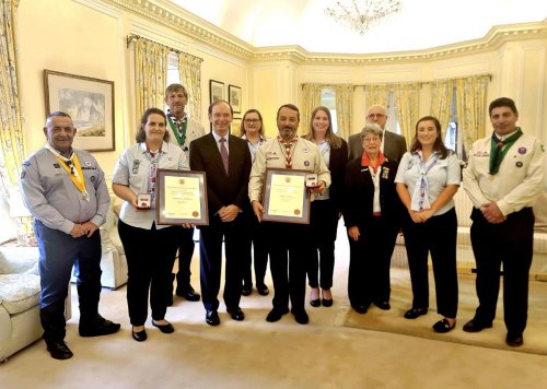 The Governor’s Award for Merit to Scouts Gibraltar and Girl Guiding Gibraltar